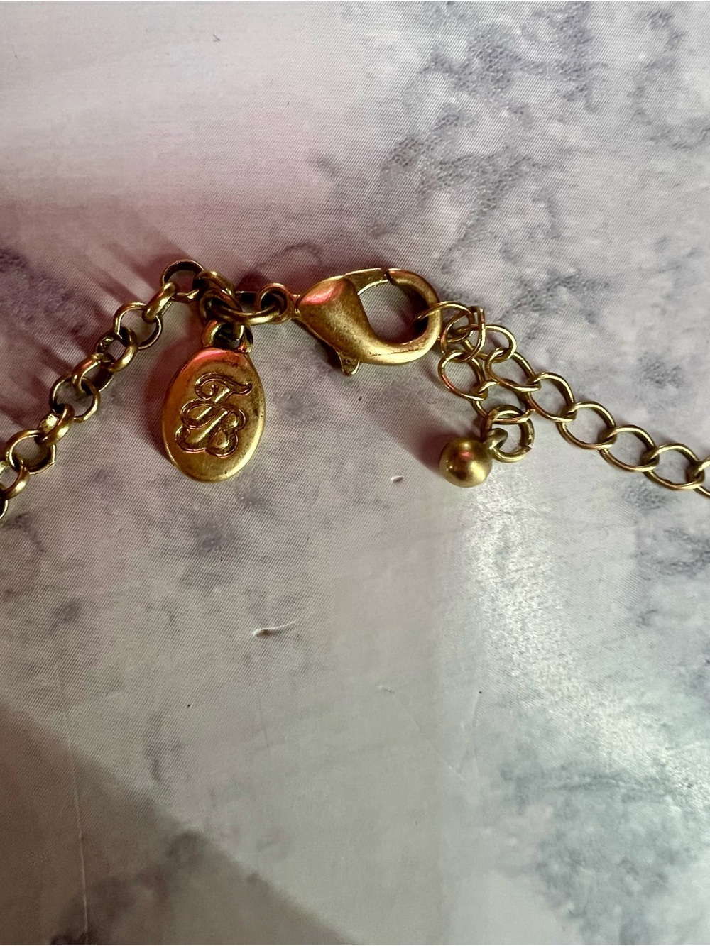 Tommy Bahama Gold Shell & Starfish Charm Necklace with Yellow Beads - Picture 4 of 4